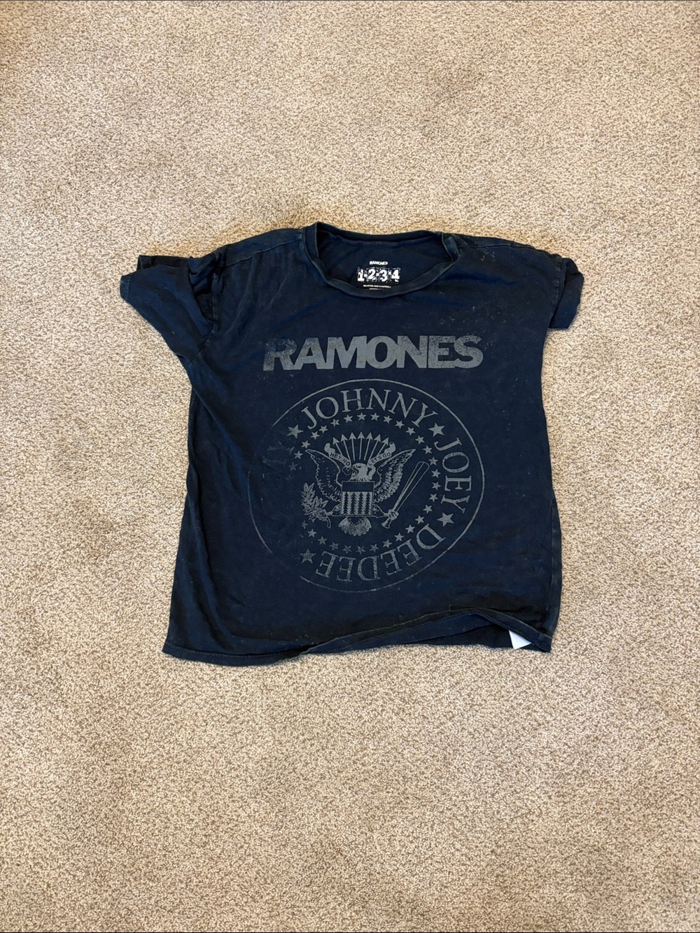 Ramones Blue Short Sleeve Graphic Tee